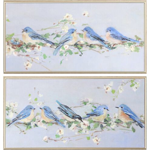 Florals Collection 25 X 13 inch Non-Glass Framed Art