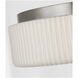 Axira LED 14 inch Brushed Nickel Flush Mount Ceiling Light