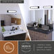 Fremont LED 27 inch Matte Black Bathroom Vanity Wall Light, Rotating Light