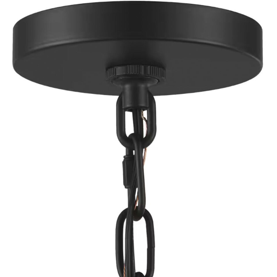 Melina 5 Light 24 inch Matte Black Chandelier Ceiling Light