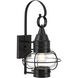 Classic Onion 1 Light 16 inch Black Outdoor Sconce