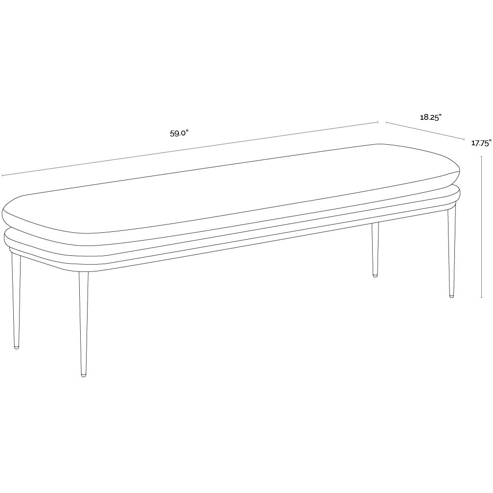 Koffi Dark Bronze / Chacha Cream / Meg Taupe Bench