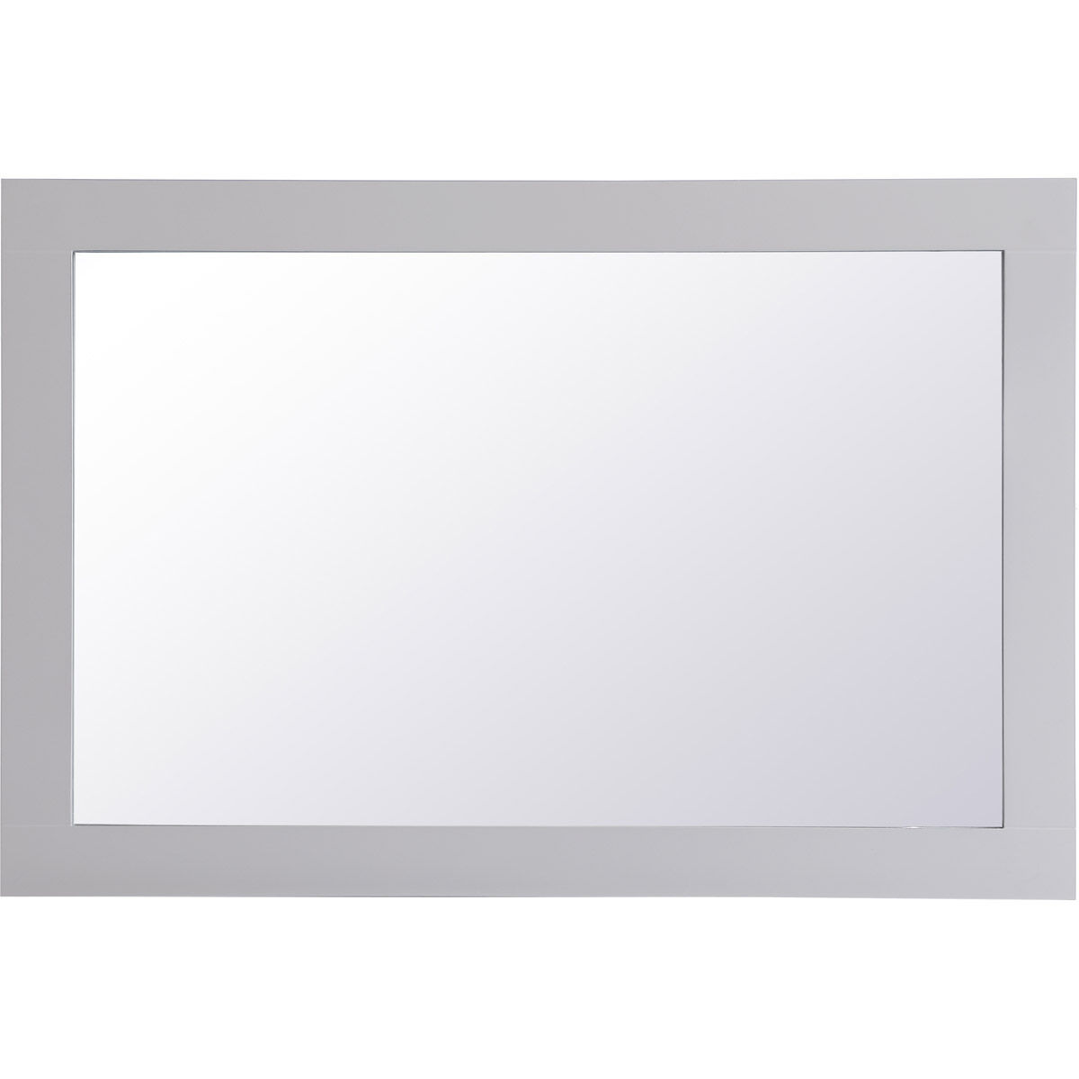 Aqua 36 X 24 inch Grey Wall Mirror