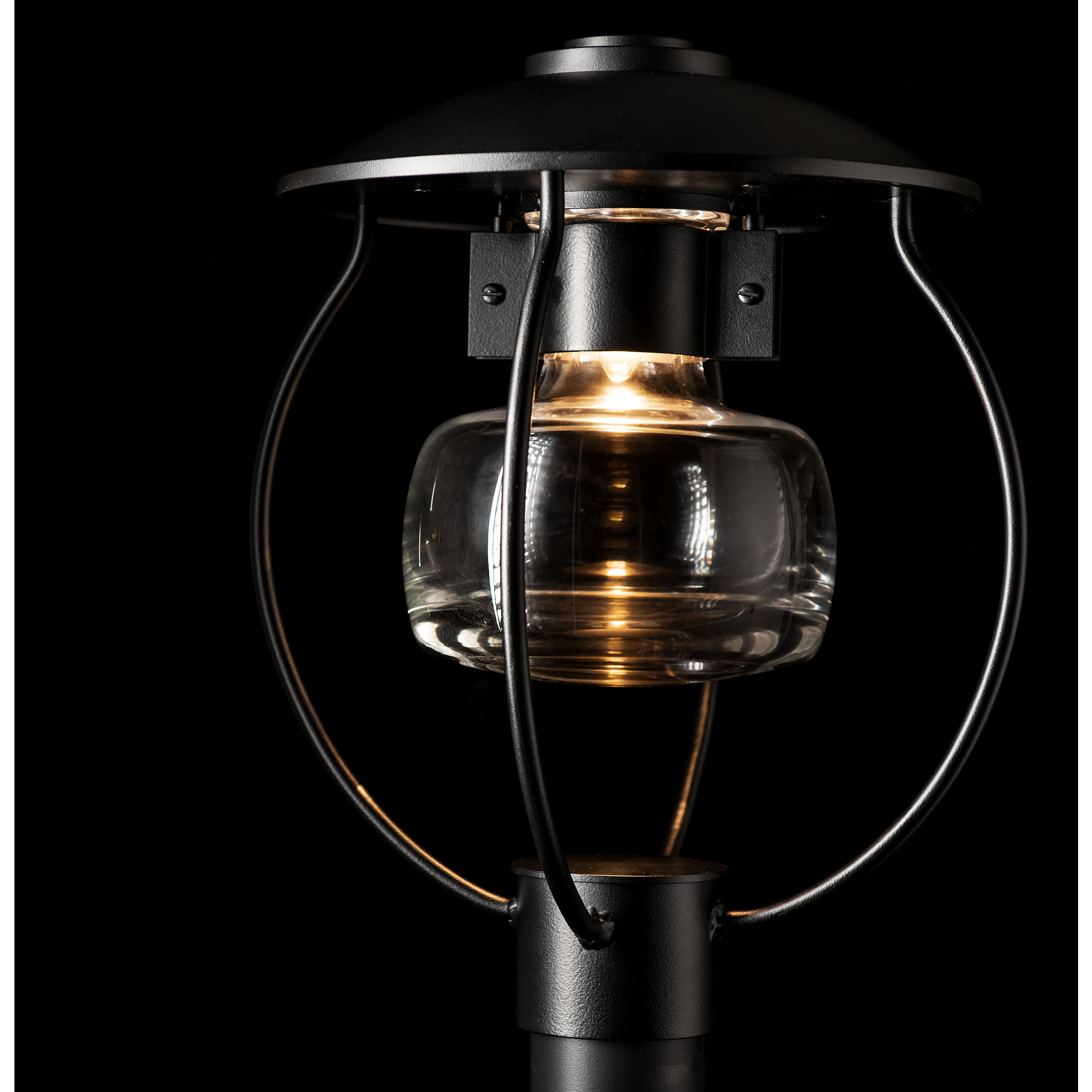 Mason 1 Light 17 inch Coastal Black Outdoor Post Light