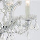 Maria Theresa 4 Light 16.5 inch Polished Chrome Mini Chandelier Ceiling Light in Clear Italian