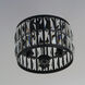 Madeline 3 Light 12.5 inch Black Flush Mount Ceiling Light