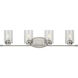 Riley 4 Light 34.38 inch Bathroom Vanity Light