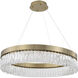 Canada LED 32 inch Gold LED Chandelier Ceiling Light