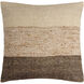 Troposphere 20 X 20 inch Dark Brown / Tan / Beige Accent Pillow