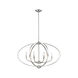 Colson 6 Light 35 inch Pewter Linear Pendant Ceiling Light in No Shade