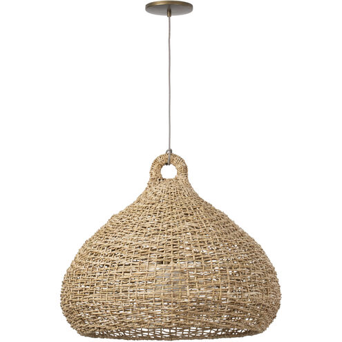 Lechlan 1 Light 32 inch Patina Brass Pendant Ceiling Light