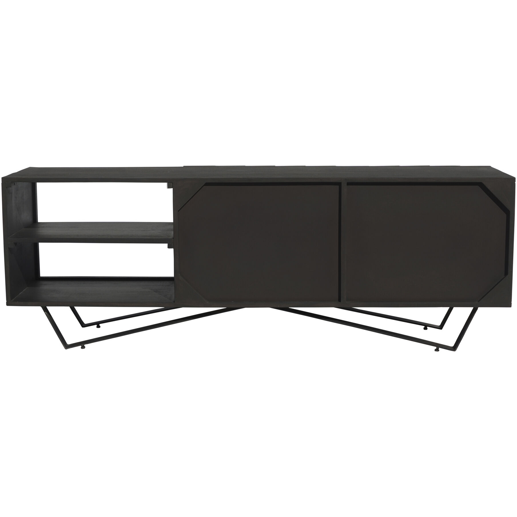 Brolio 63 X 16 inch Grey Media Console