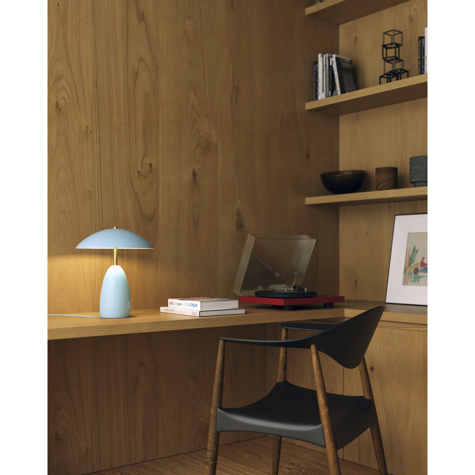 Alora Mood Poppy 13.88 inch 8.00 watt Cerulean Table Lamp Portable Light