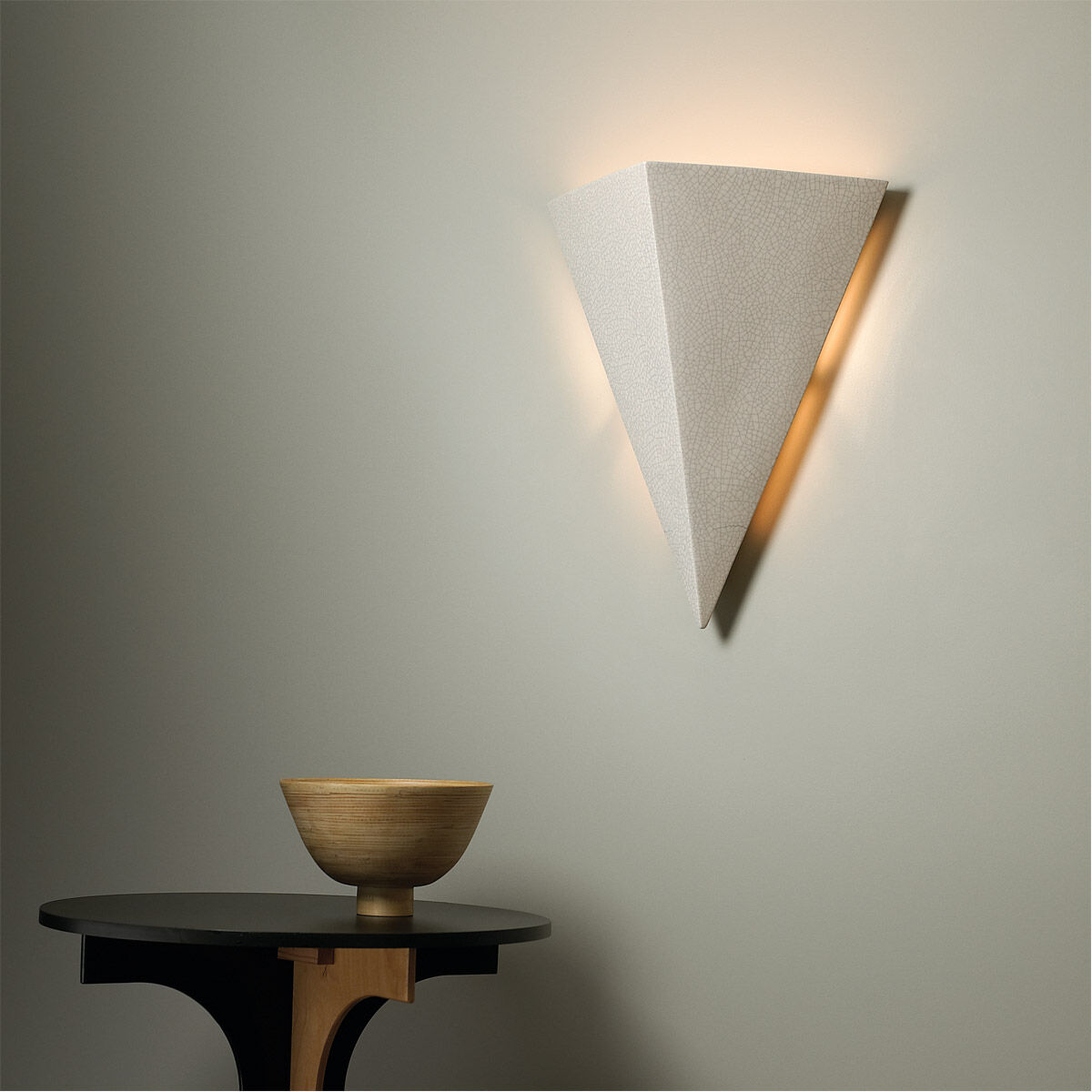 Triangle wall sconce deals