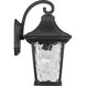 Marquette 1 Light 16 inch Textured Black Outdoor Wall Lantern, with DURASHIELD, Medium