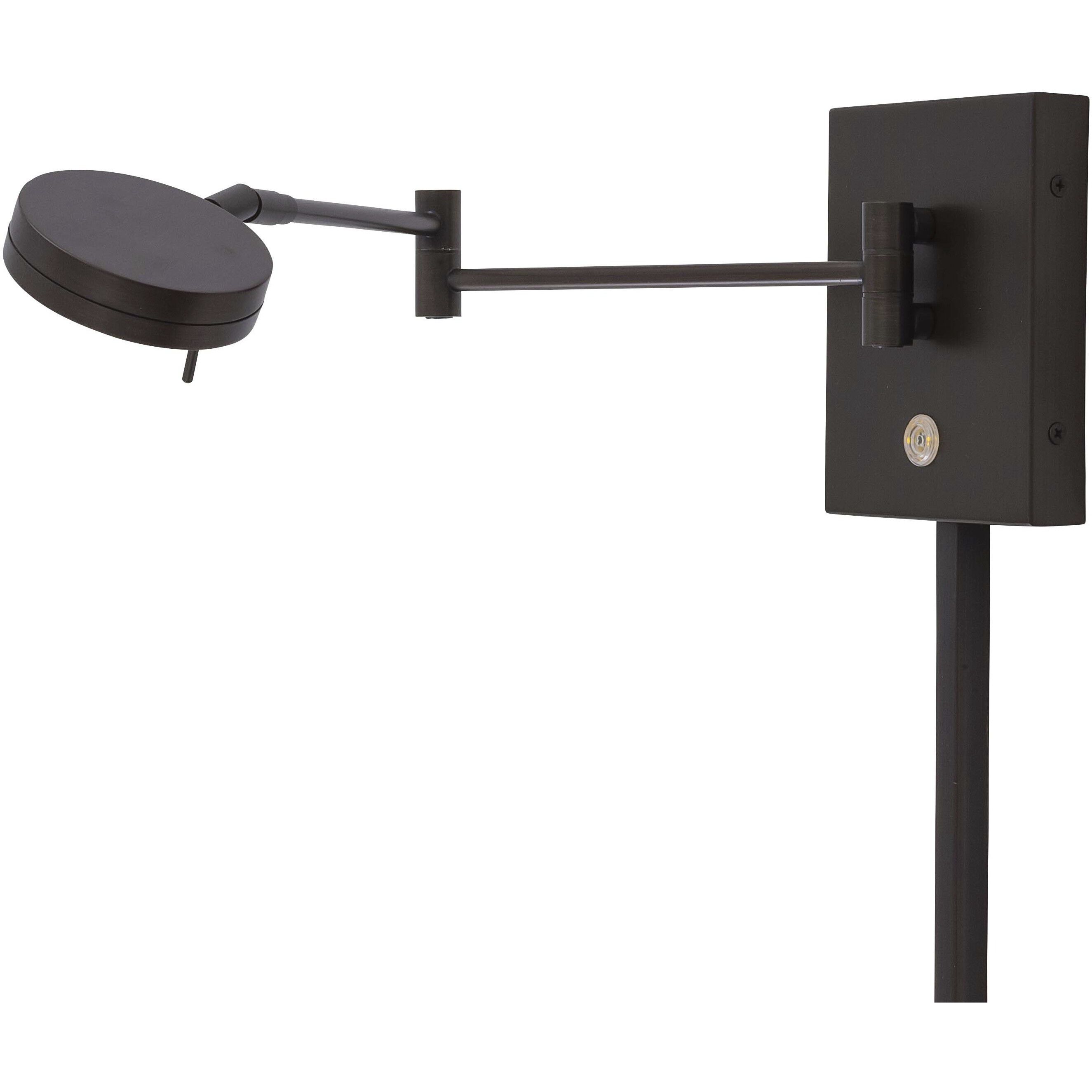 George's Reading Room 4.5 inch 8.00 watt Copper Bronze Patina Swing Arm Wall Lamp Wall Light, Pharmacy