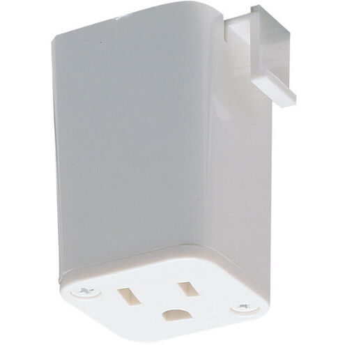 Aaliyah 1 Light White Track Ceiling Light in H-Style