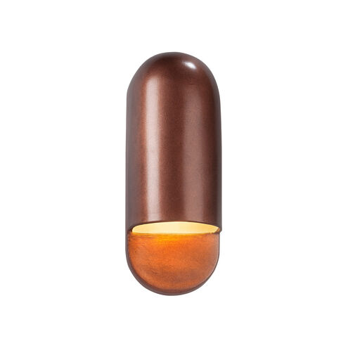 Ambiance LED 5 inch Antique Brass ADA Wall Sconce Wall Light