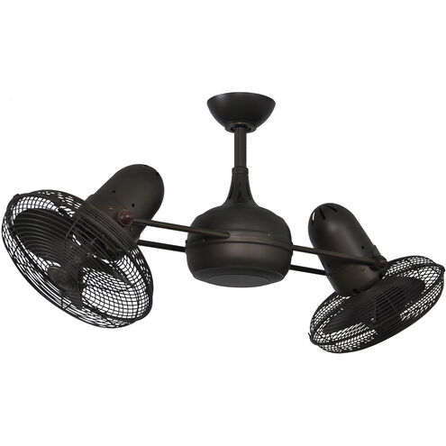 Atlas Dagny 40 inch Textured Bronze Ceiling Fan, Atlas
