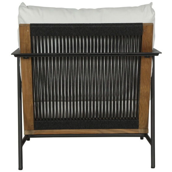 Milan Stinson White Outdoor Armchair