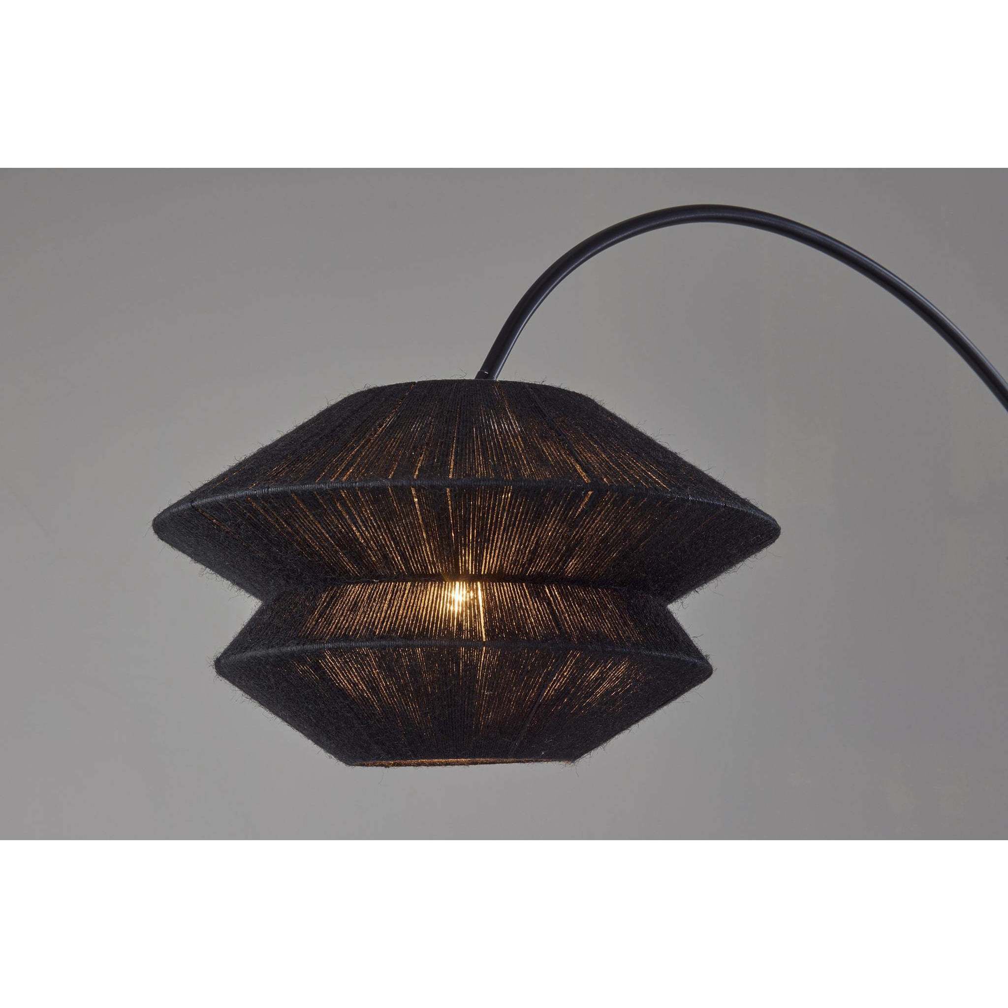 Gardner 72.25 inch 150.00 watt Black Arc Floor Lamp Portable Light