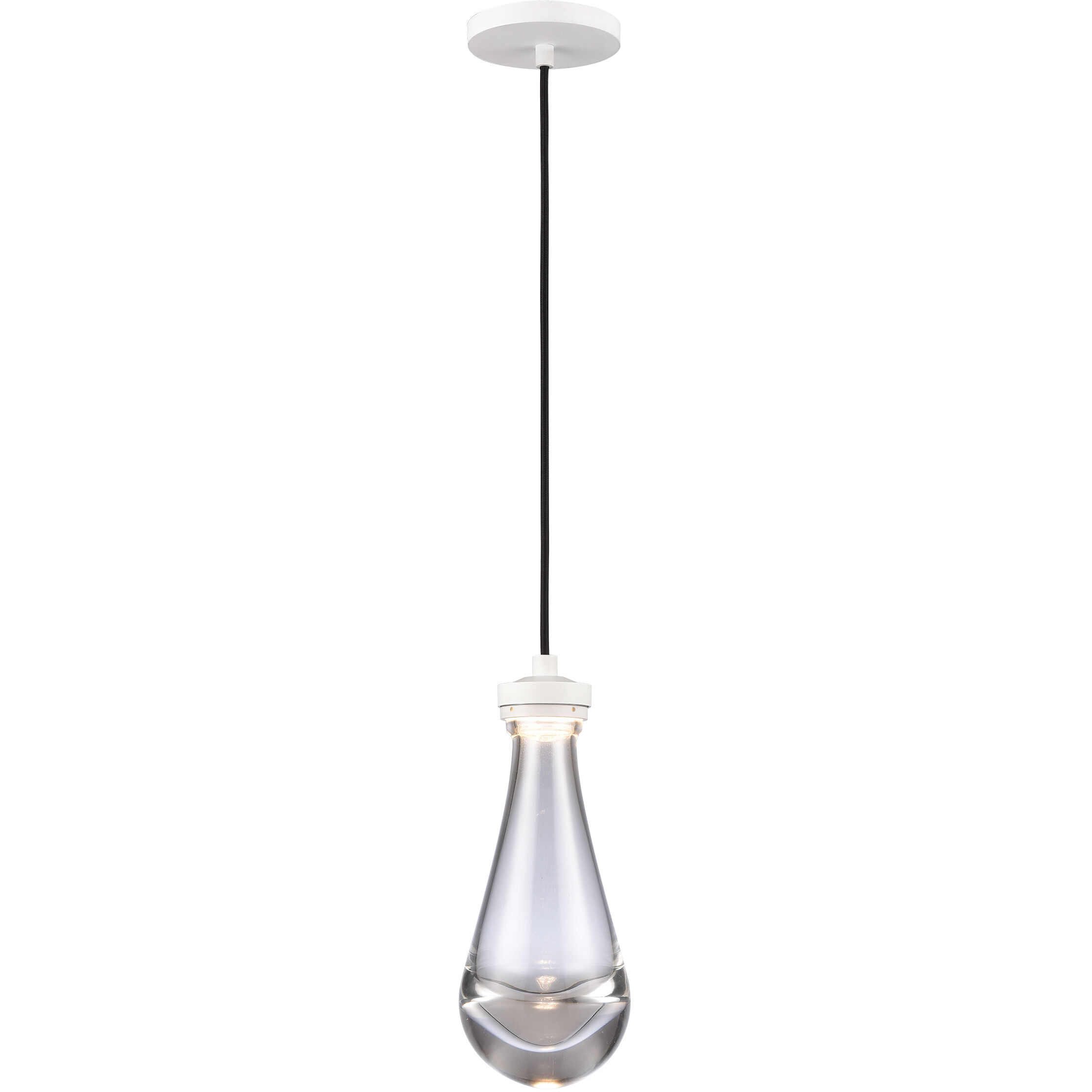 Vaso 1 Light 5.13 inch Matte White Mini Pendant Ceiling Light