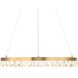 Segovia 28 inch Warm Brass Chandelier Ceiling Light