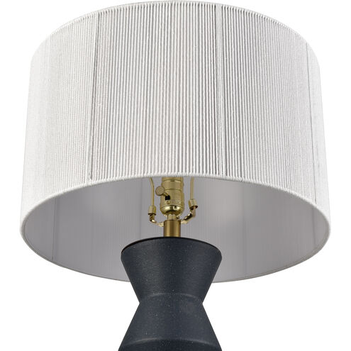 Belen 31 inch 150 watt Navy Glazed Table Lamp Portable Light