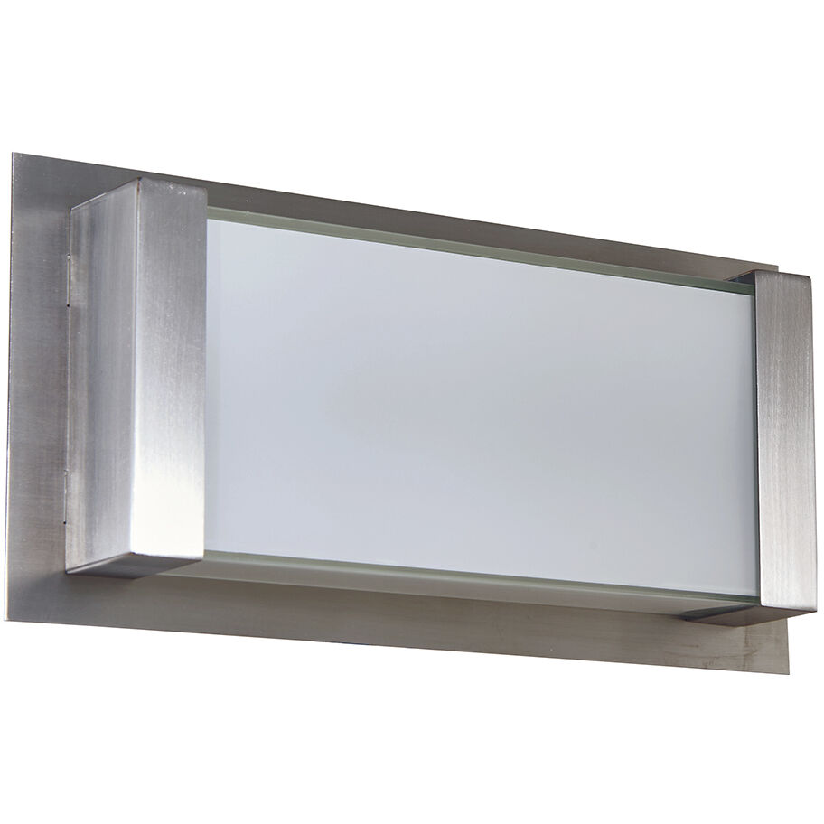 Atom LED 12 inch Stainless Steel Outdoor Wall Light