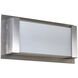 Atom LED 12 inch Stainless Steel Outdoor Wall Light