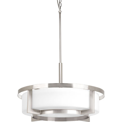 Dynamo 4 Light 25 inch Brushed Nickel Pendant Ceiling Light