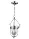 Jefferson 3 Light 10 inch Polished Nickel Chain Lantern