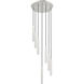Forest LED 18 inch Brushed Nickel Chandelier Ceiling Light