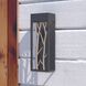 Ocala LED 15.5 inch Textured Black and Poplar Outdoor Wall