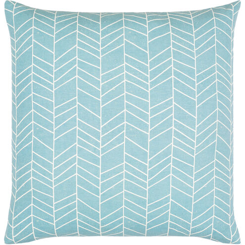 Lachen 20 inch Teal Pillow Kit in 20 x 20, Square