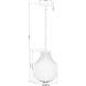Newbury 1 Light 10 inch Modern Gold Pendant Ceiling Light