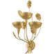Innsbruck 3 Light 15.5 inch Vintage Gold Leaf Wall Sconce Wall Light