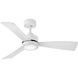 Coastal Elements Iver 44 inch Matte White Smart Fan