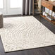 Oakland 36 X 24 inch Cream Rug in 2 x 3, Rectangle