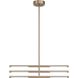 Overture LED 24 inch Champagne Gold Chandelier Ceiling Light