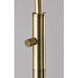 Magnolia 72 inch 100.00 watt Antique Brass Arc Floor Lamp Portable Light