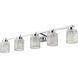Jacqueline 5 Light 40.25 inch Chrome Bathroom Vanity Wall Light