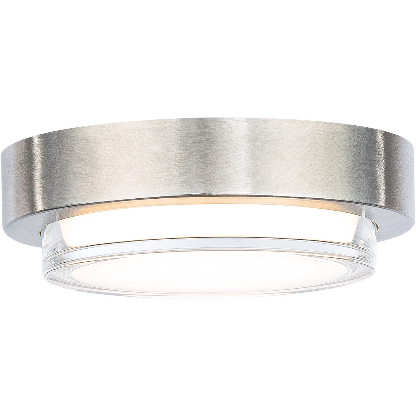 Kind LED 8 inch Stainless Steel Flush Mount Ceiling Light in 3500K