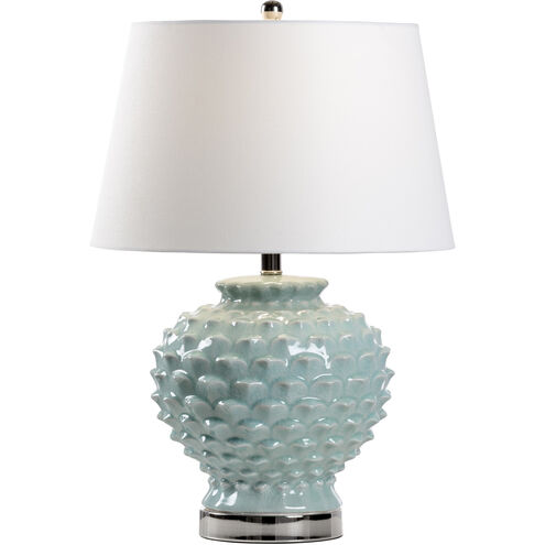 MarketPlace 27 inch 60 watt Seafoam Glaze Table Lamp Portable Light