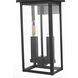 Kaysen 2 Light 15 inch Black Outdoor Wall Sconce
