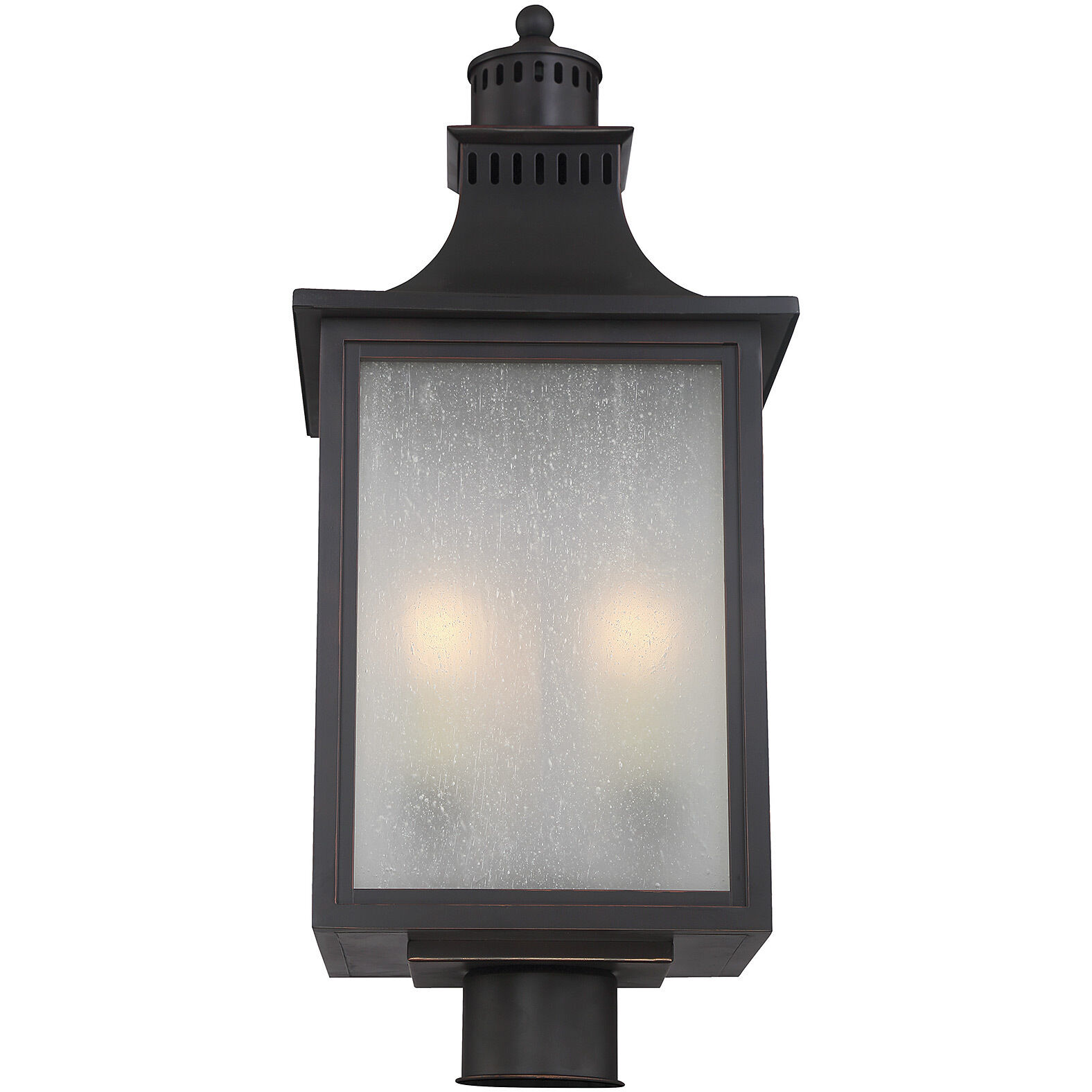 Monte Grande 3 Light 23.75 inch English Bronze Outdoor Post Lantern