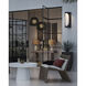 Osbert 1 Light 21.75 inch Satin Black Pendant Ceiling Light