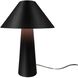 Portable 21.5 inch 60.00 watt Carbon Matte Black and Champagne Gold and Brushed Brass Portable Lamp Portable Light