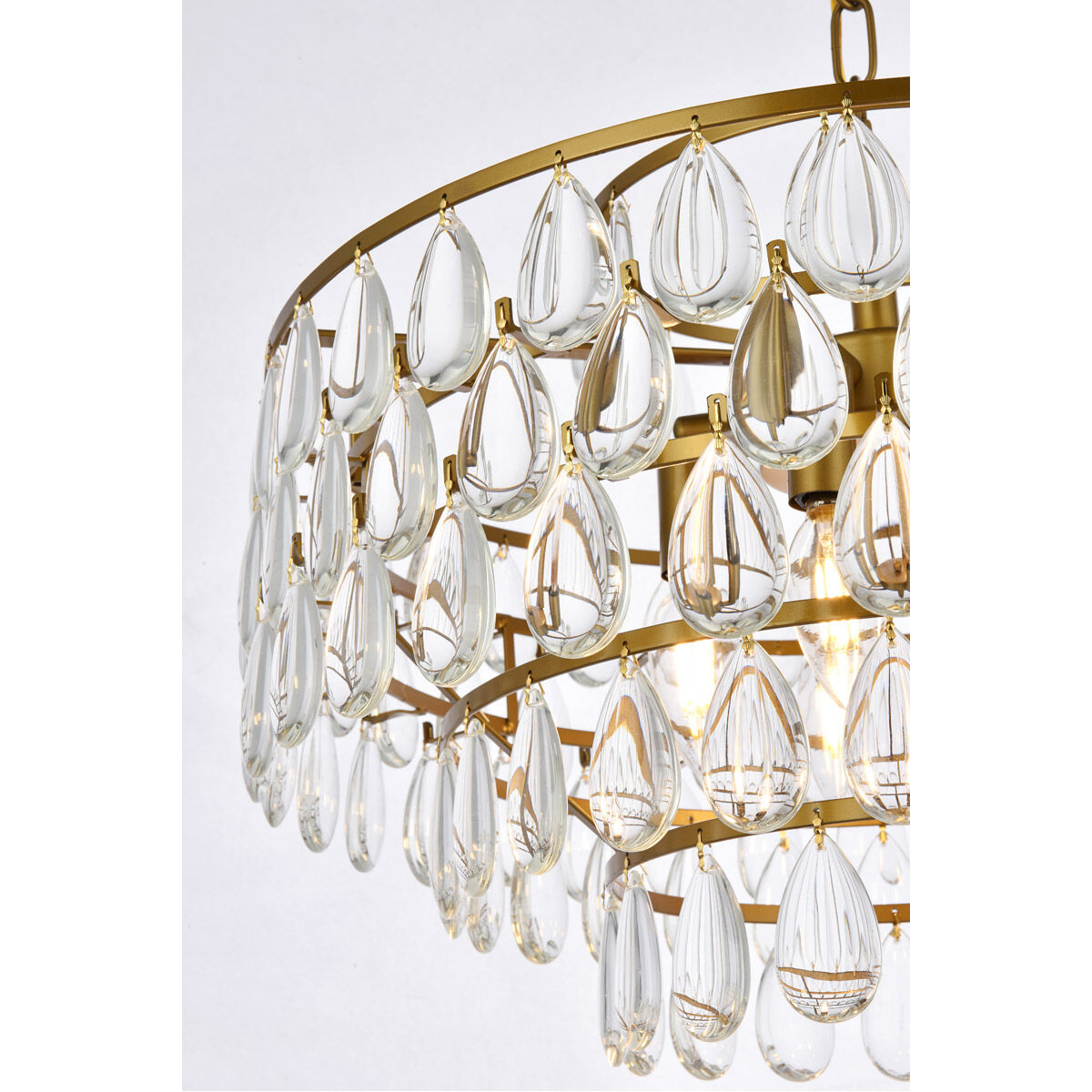 Mila 5 Light 20 inch Brass Pendant Ceiling Light