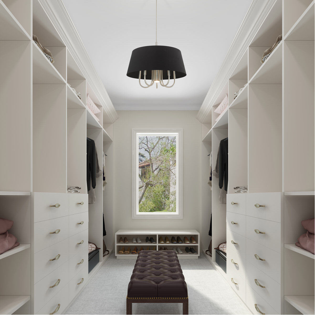 Belclaire 6 Light 24 inch Brushed Nickel Pendant Chandelier Ceiling Light